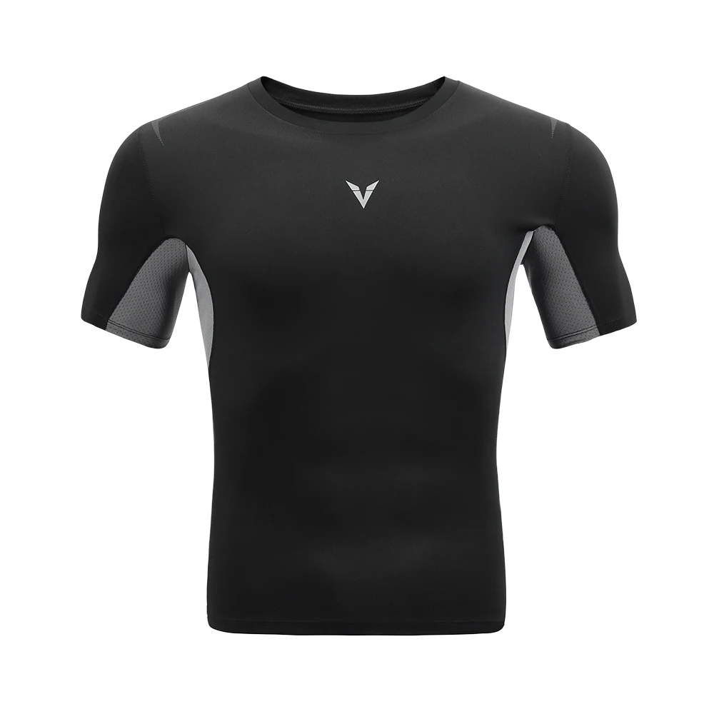 Men Fitness Sportswear Bodybuilding Sport T-shirt Short Sleeve Compression Running Shirt Quick Dry Gym Workout Tights