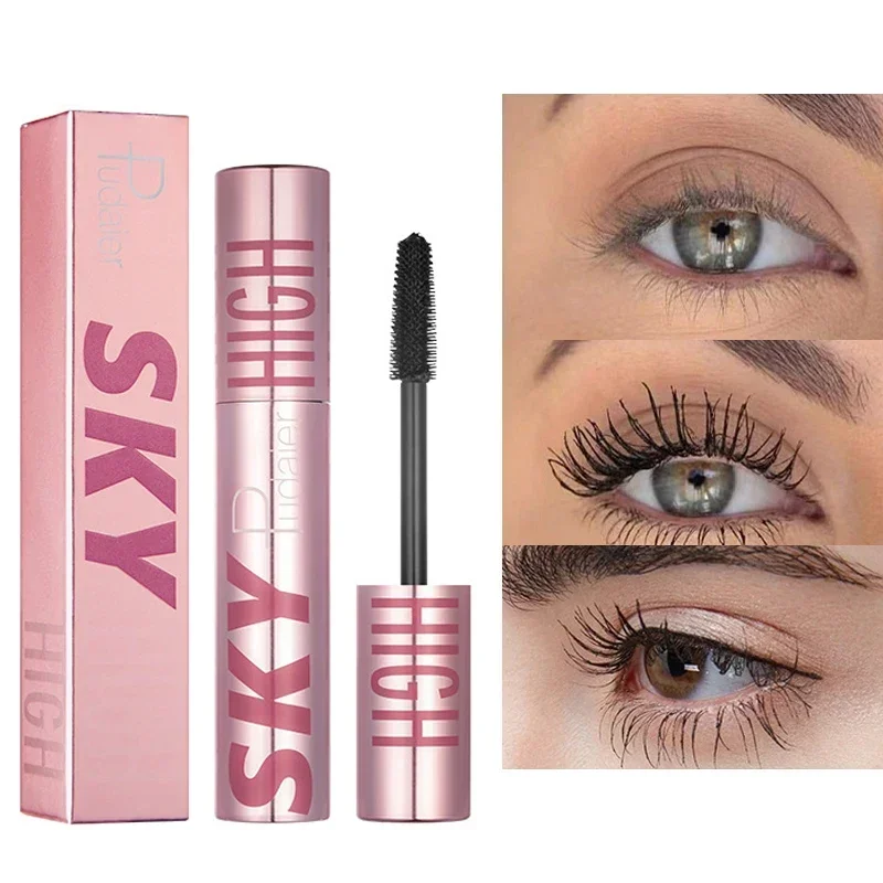 Wasserdichte 4d Mascara schwarz schnell trocknen lang anhaltende dicke lockige Mascara Volumen Wimpern verlängern Mascara Augen Make-up Kosmetik