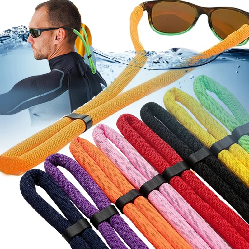 Floating Foam Chain Eyeglasses Straps Sunglasses Chain Sports Anti-Slip String Glasses Ropes Cord Holder for Surfing Swimming