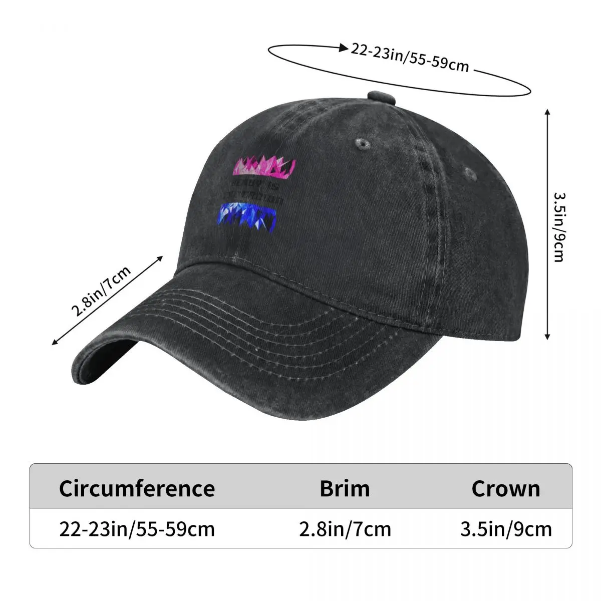 Heavy is the crown - Arcane concept Baseball Cap cute |-F-| Trucker Hats For Men Women's