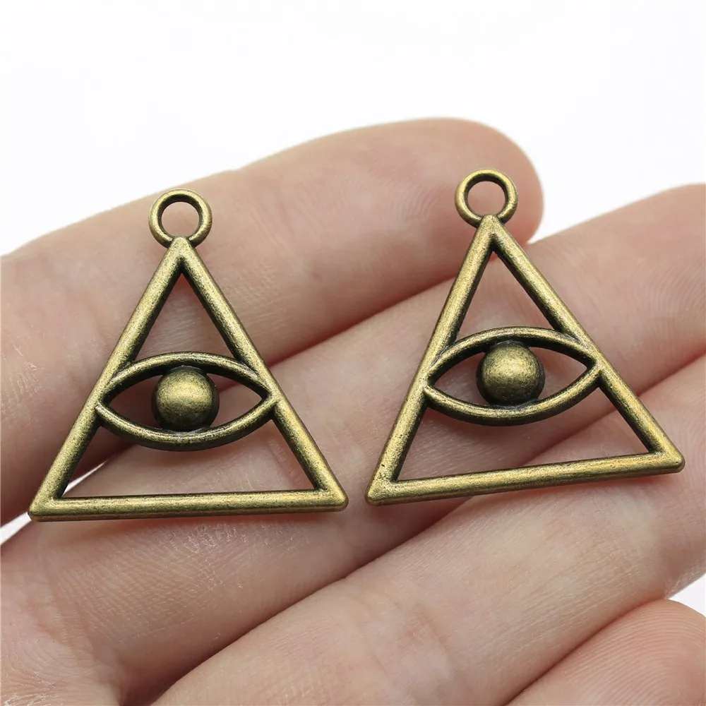 20pcs Witch Evil Eye Charms, DIY Jewelry Making
