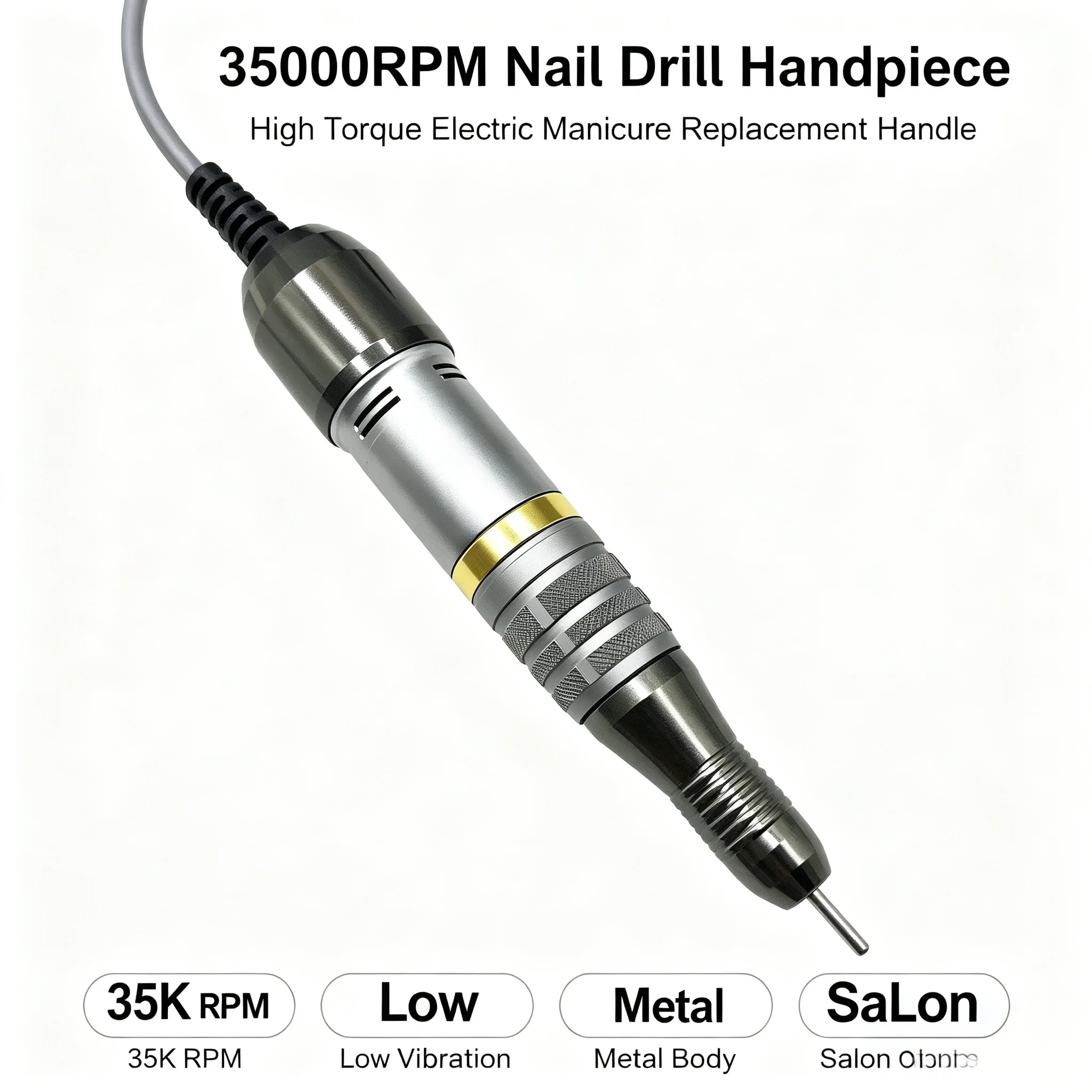 35000RPM Nail Drill Handles SDE H200 Strong 210, Replacement Parts for UP200 Electric Manicure Machine view 2
