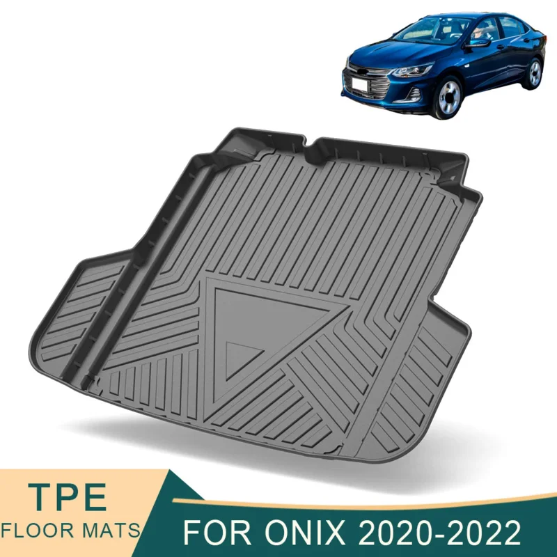 

For Chevrolet Onix 2020-2023 Cargo Liner All-Weather TPE Non-slip Trunk Mats Waterproof Boot Tray Trunk Carpet