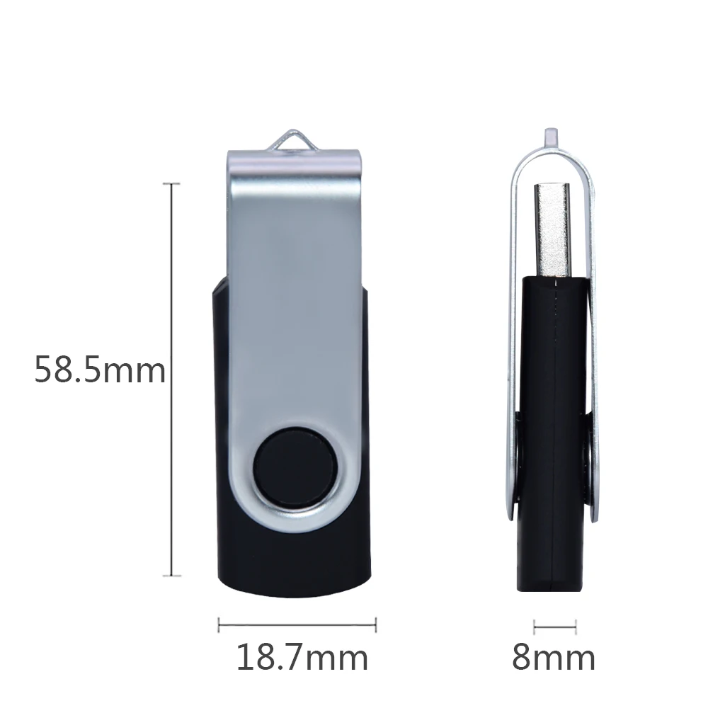 محرك فلاش USB2.0 سعة 32 جيجابايت/64 جيجابايت/128 جيجابايت عصا ذاكرة نقل البيانات عالية السرعة محرك إبهام فائق النحافة عصا ذاكرة USB