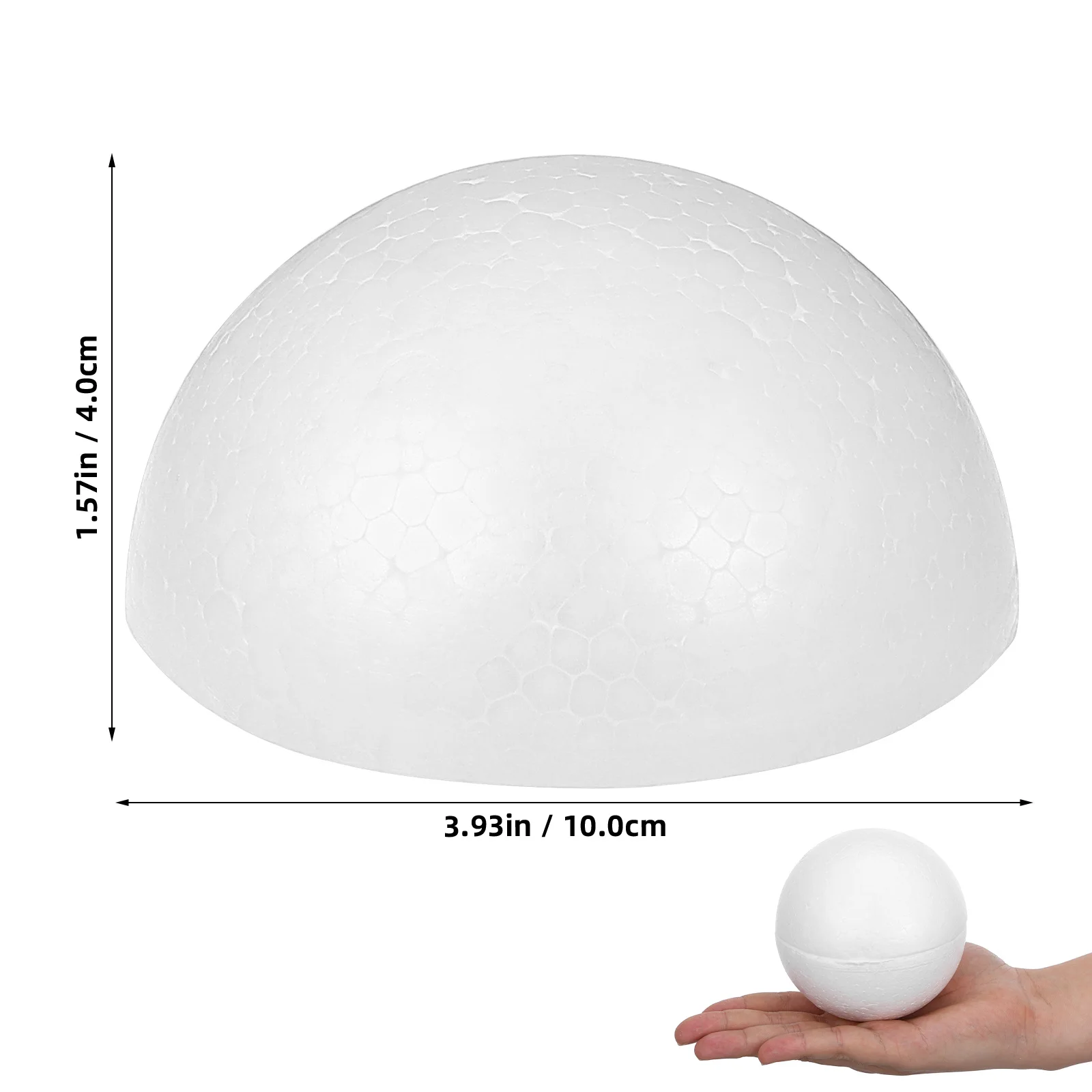 20 قطعة أصحاب باقة رغوة نصف الكرة لترتيب الزهور Craft بها بنفسك الحرفية حفل زفاف لوازم الأزهار رغوة الكرة المواد الحرفية #2