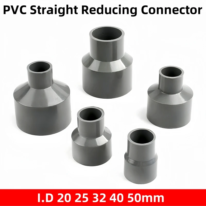 

1 ~ 5 шт. I.D 20/25/32/40/50 мм ПВХ прямые переходные соединители садовые фитинги для водопроводных труб для орошения аквариумный адаптер для аквариума