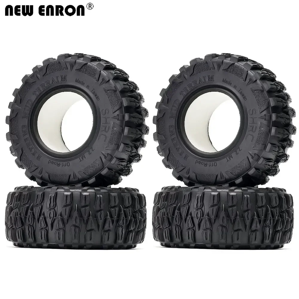 

NEW ENRON 2.2" 120*56*48MM Rubber Wheels Tyre Tires 4Pcs For 1/10 RC Car Crawler Axial RR10 90053 AX10 Wraith Traxxas TRX4 TRX6