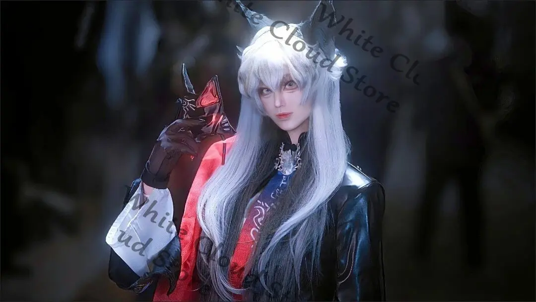 Arknights Anime Cosplay Cartoon Mask Stage Property Prop Property Lappland The Decadenza Accessories Gift Present Christmas