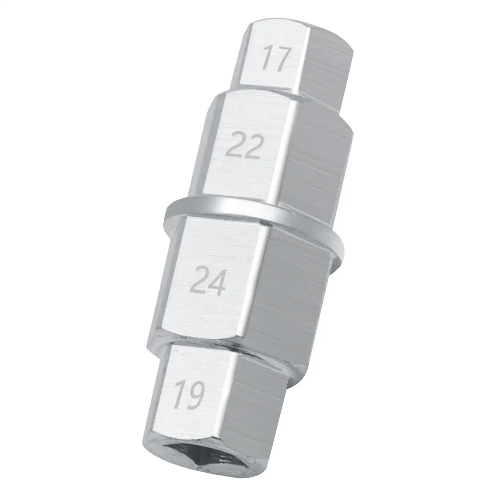 六角車軸ツールユニバーサルクロームシルバー六角レンチ取り外しツール六角六角車軸スピンドルツールオートバイフロント車軸ホイール用