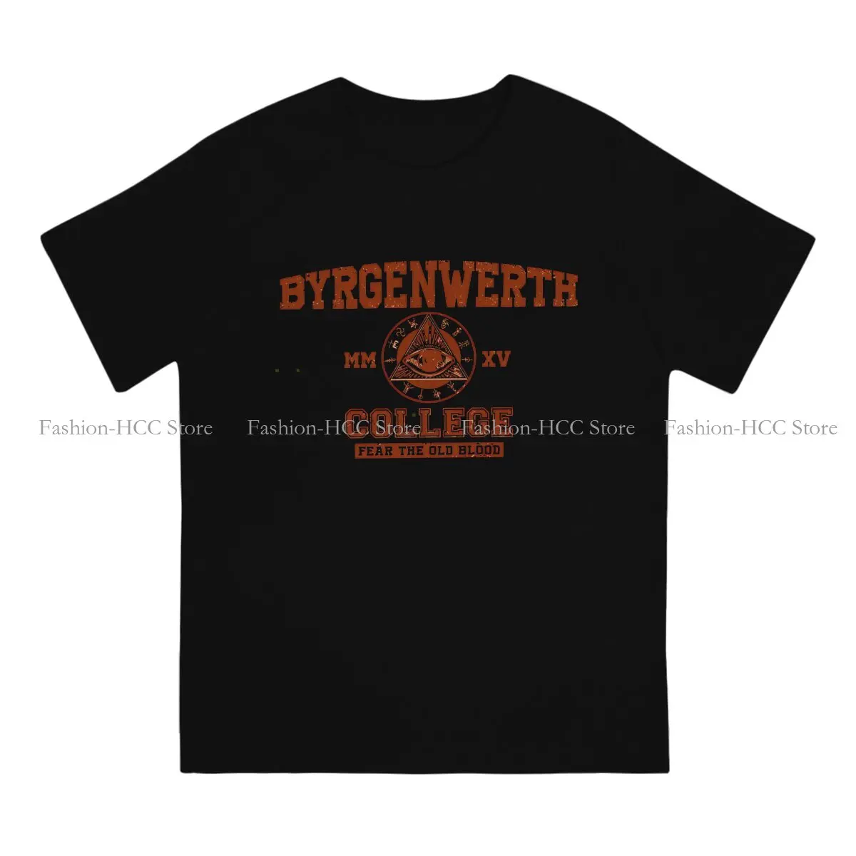 Bloodborne Game Polyester TShirts Byrgenwerth College Distinctive Homme T Shirt Funny Clothing