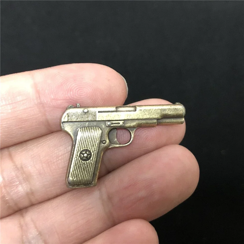 1/6 escala chinês 54 pistola de liga arma modelo militar pistola arma brinquedos estáticos para 12 figure accessfigura ação accessorie não pode disparar