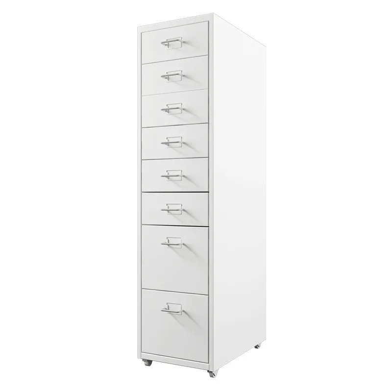 Furniture multi-layer drawer under table movable cabinet, file household Nordic classification storage chest