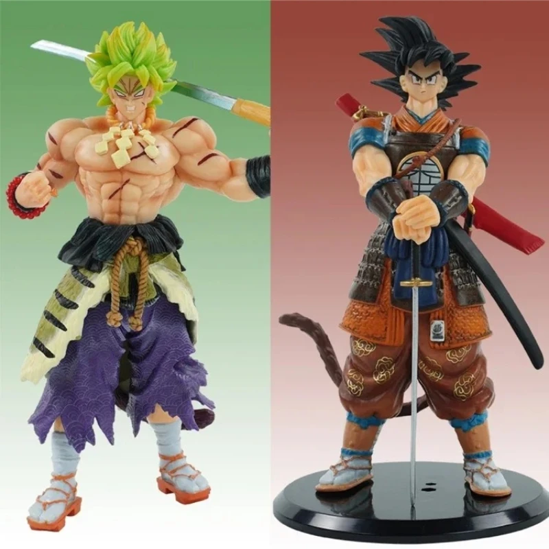 Anime Dragon Ball Z Grandista Manga Broli Broly PVC Action Figures Black Goku Father Super Bardock Figurine DBZ Model Toys Gift view 2