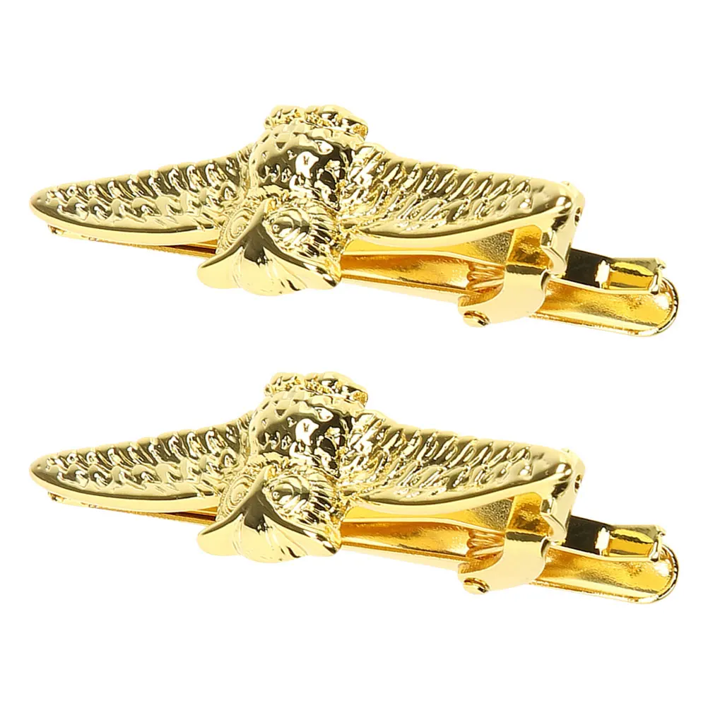 

2pcs Clip Elegant Zinc Alloy Durable Material Formal Wear Accessories For Men tie tacks shawl clips mens neckties