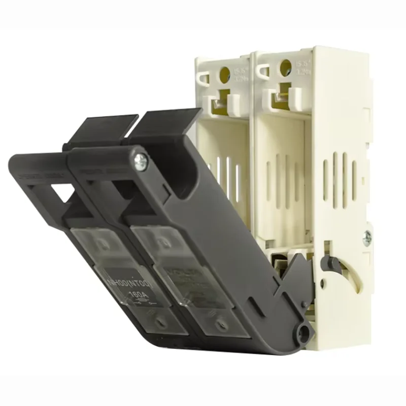 NH00/NT00 Low Voltage Fuse Carrier 2 Poles 160A Cut-out Fuse Switch Plastic Fuse Holder Box Without Fuse Core