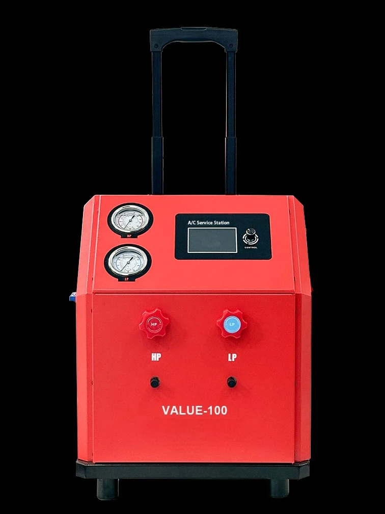 Launches portable mobile air conditioners for various refrigerants such as R134a, R1234yf, R410a, R407, and R404