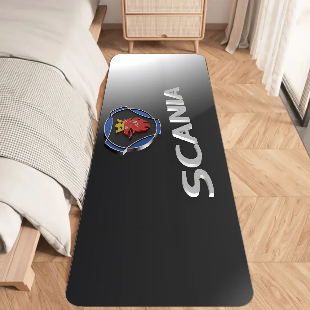 Scanias Floor Mat Graphic Printed Flannel Doormats for Bathroom Kitchen Entrance Carpet Home Decor