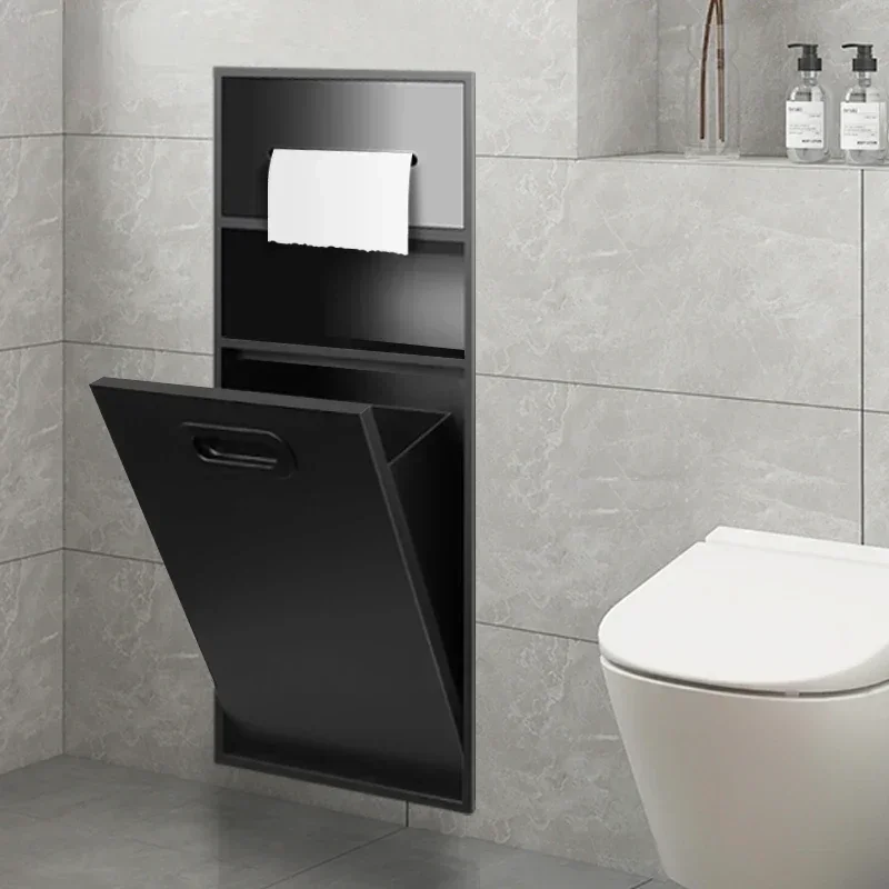 Toilet Bathroom Metal Stainless Steel Built-in Niche Built-in Finished Shelf