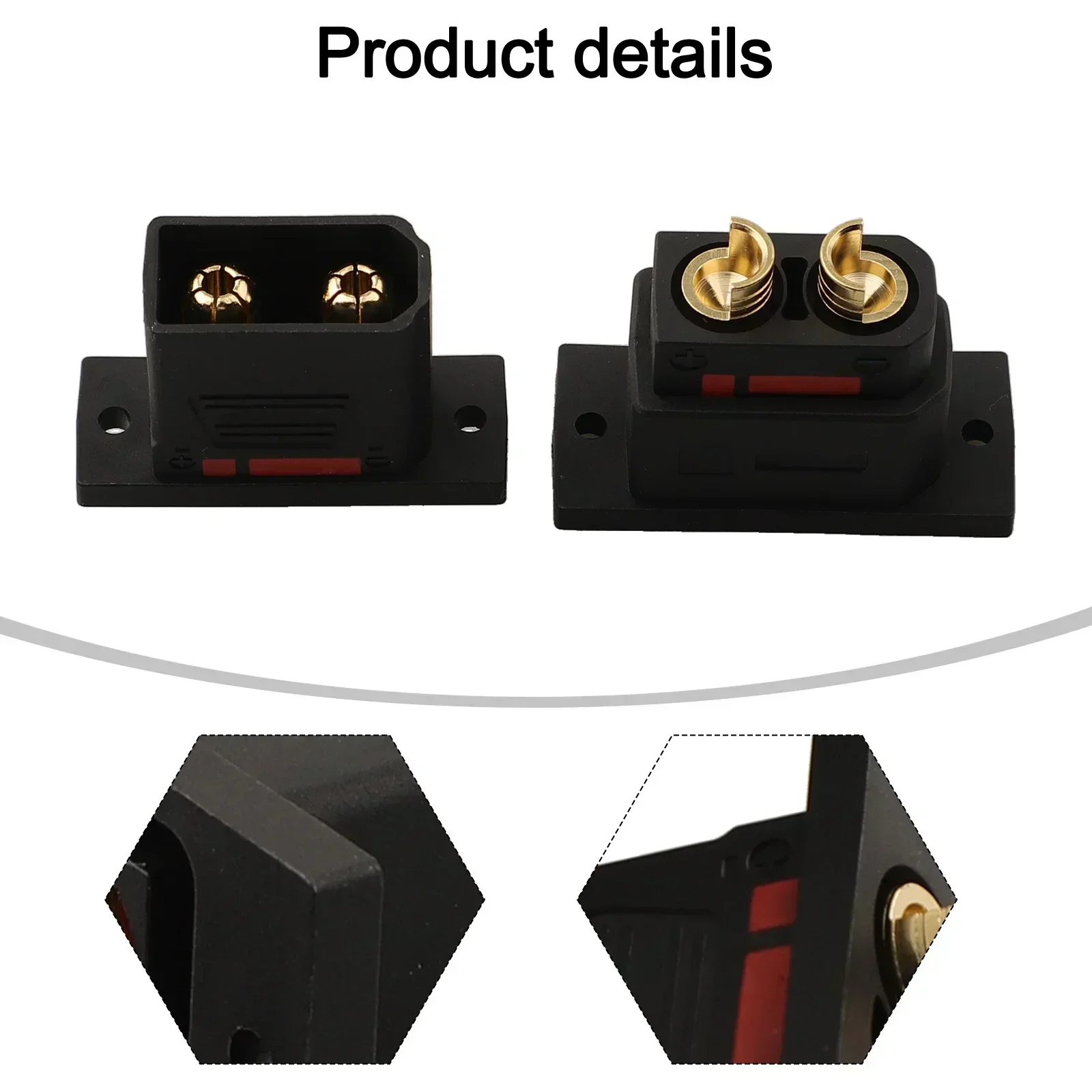 130-180A Electric Drones Male And Female Battery Connectors, QS8P-S Battery Connector Tool Accessories Electric Drones Tools