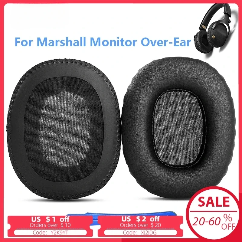 

Replacement Ear Pads Cushion for Marshall Monitor Bluetooth Monitor I 1 ANC Headphones Earpads Foam Pad