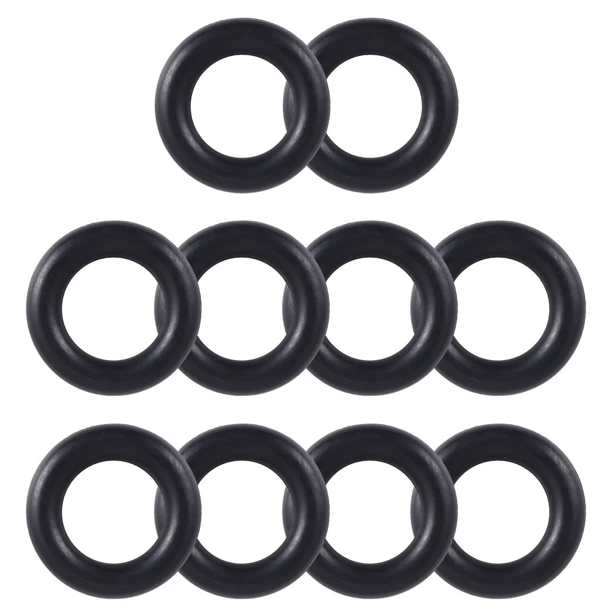 Durable 10 piezas de sellos de aceite de junta tórica de goma mecánica 15 mm x 9 mm x 3 mm