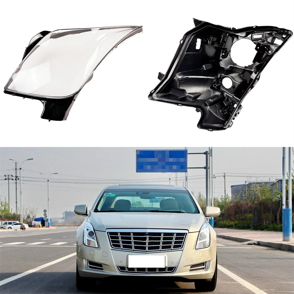 

For Cadillac XTS 2013 2014 2015 2016 2017 Car Accessories Front Lamp Glass Car Light Bulb Holder