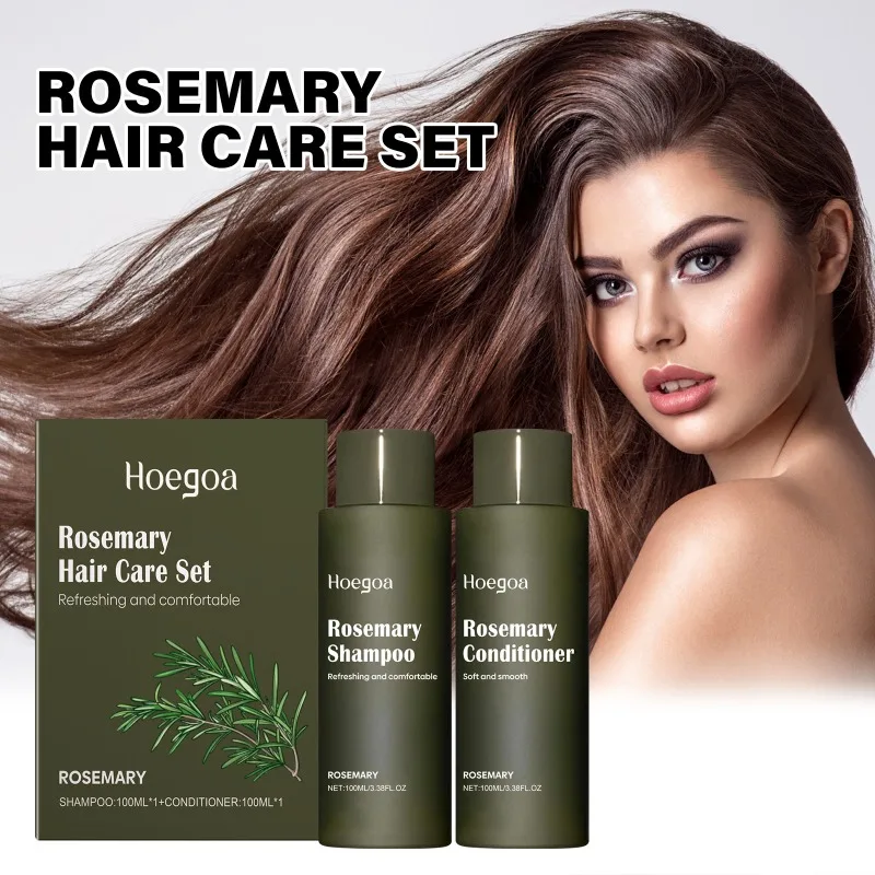 

Rosemary Shampoo And Conditioner Set Anti-Dandruff Oil-Control Moisturizing Conditioner With Long Scent Refreshes Hair