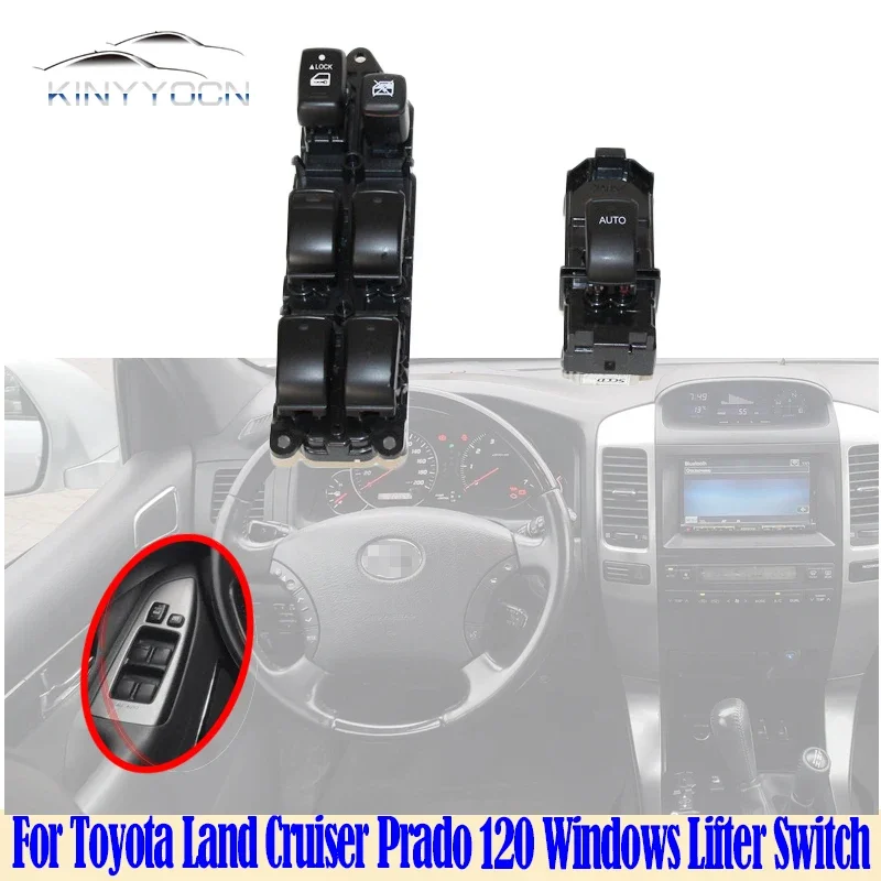 

Переключатель регулировки стеклоподъемника для Toyota Land Cruiser Prado 120 2700 4000 2002 - 09