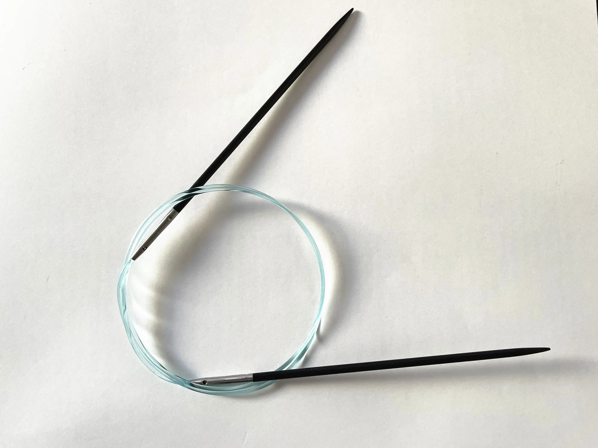 إبرة حياكة قابلة للفصل من خشب الأبنوس الأسود من تريفور، مجموعة واحدة، إبرة حلقية 2345 بوصة، إبرة حياكة للسترات، ملحقات الخياط...