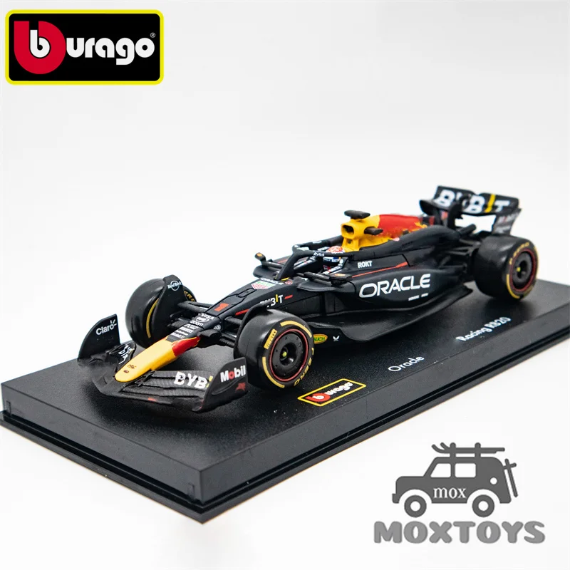 Bburago 1:43 Oracle Racing RB20 With Helmet #1 Max Verstappen Diecast Model Car