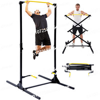 Pull Up and Dip Bar for Woman and Man, Foldable Power Tower, Multifunctional Fitness Equipment for Home Gym, 200LBS