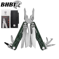 BHBT 20 In 1 High-Carbon Steel Multitool Folding Pliers Portable EDC Outdoor Camping Tools Home Repairs Multi Tool