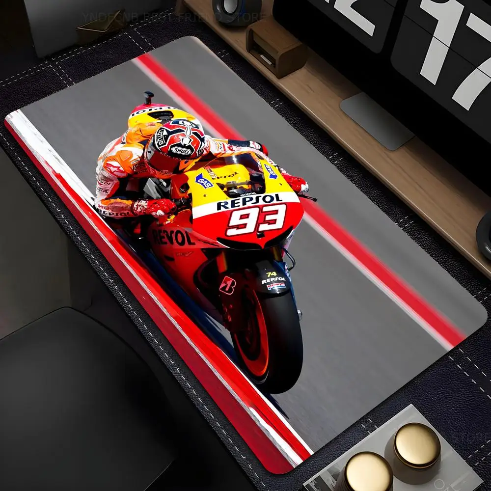 Marc Marquez-Grande Computer Gaming Mousepad, Tapetes de Mesa, Anti-Deslizamento, Macio, Laptop, Acessórios, 93