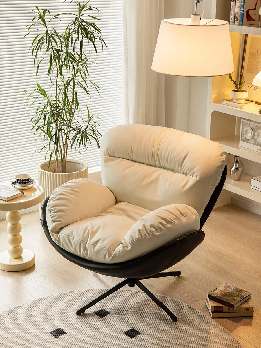 

-Wholesale Cheap New Nordic Retro Casual Chair Living Room Single Italian Bedroom Rotated Designer Lazy Leisure Sofa