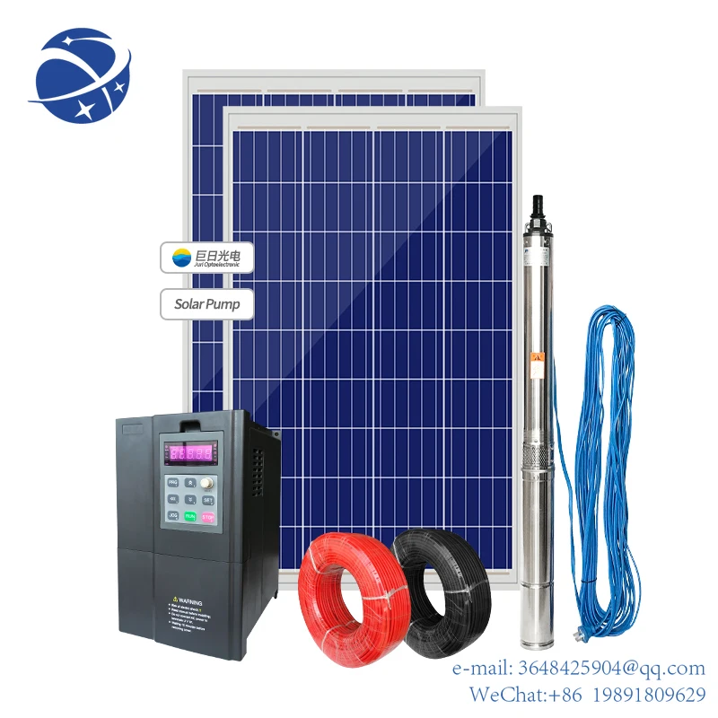 

YYHCsolar submersible water pump High quality AC submersible Water Pump 1hp 900w photovoltaic system