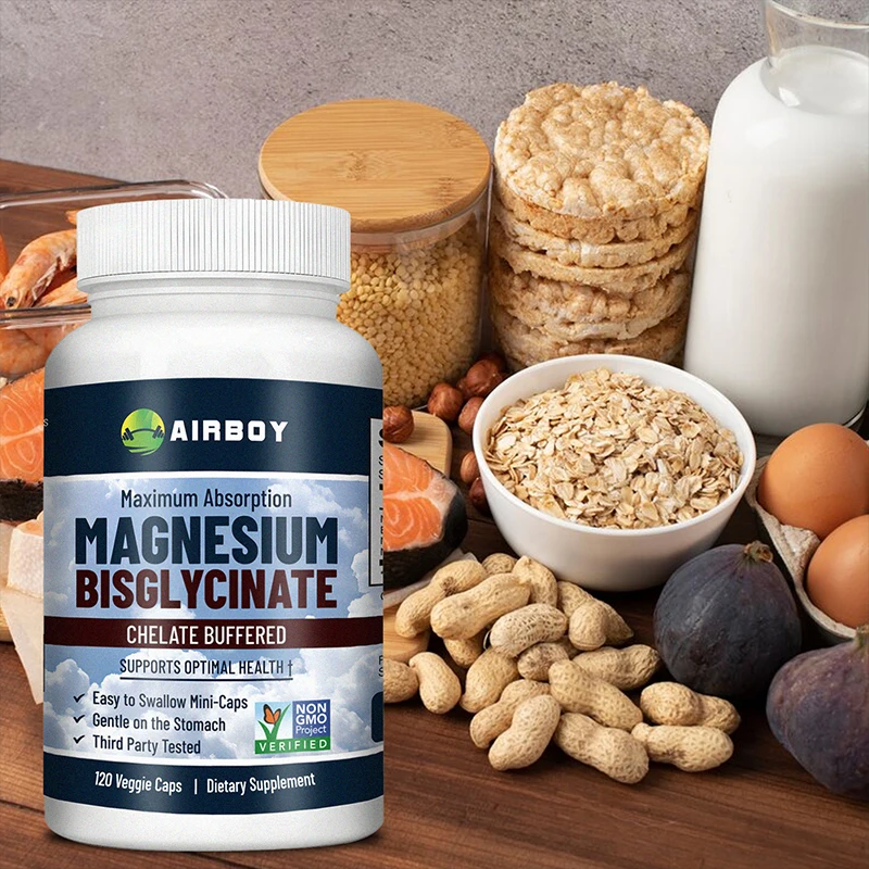 Magnesium Bisglycinate - Prevents Muscle Soreness and Supports Cardiovascular and Digestive Health