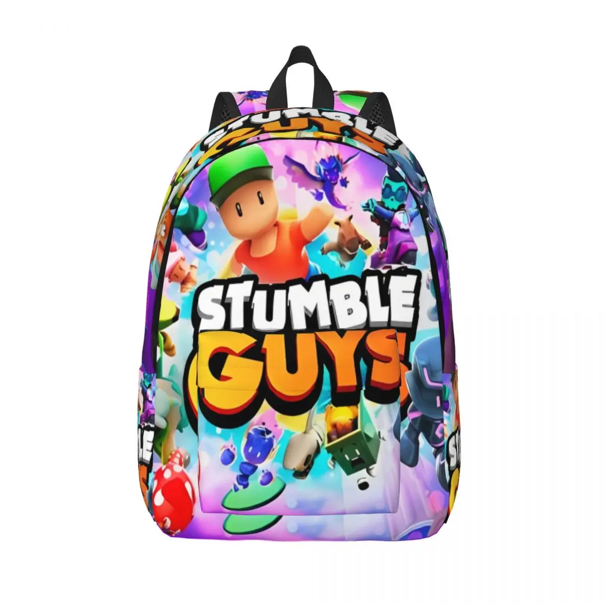 Funny Stumble Guys Game Backpack for Men Women Fashion High School Business Daypack Cartoon College Shoulder Bag with Pocket