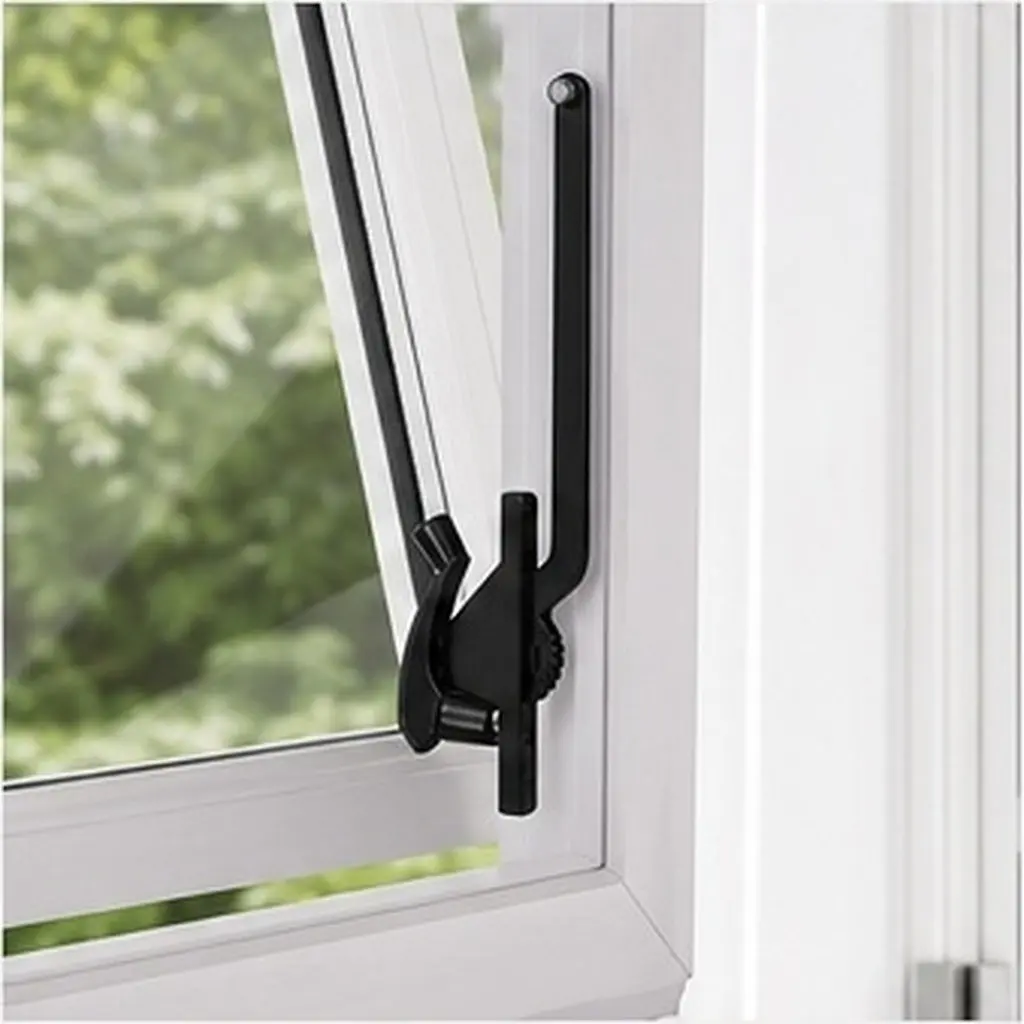 Stainless Steel Right Hand Manual Window Crank Zinc Alloy Handle Inch Vertical Sliding Opener Smooth