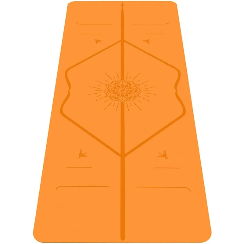 Special Yoga Mat – Free Yoga Bag Included - Patented Alignment System