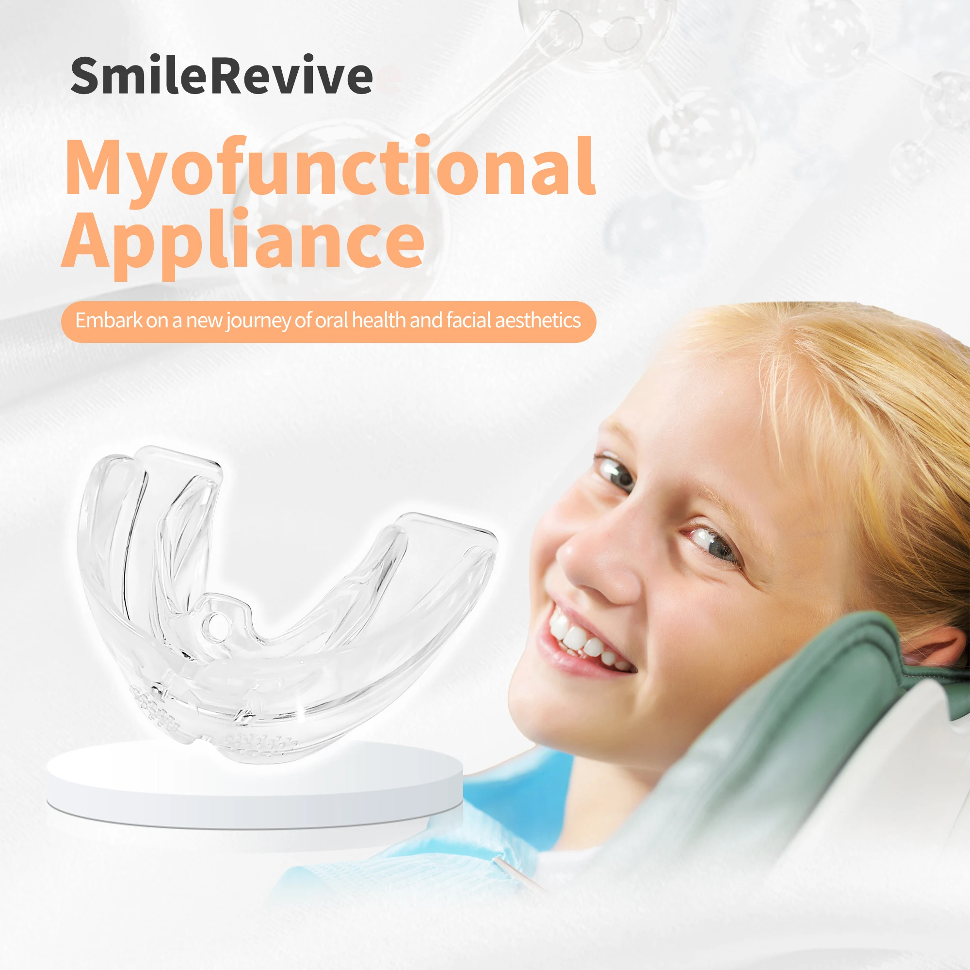 

SmileRevive Myofunctional Appliance Class II teenager and permanent dentition (for 10-15 years old) KT(TM)