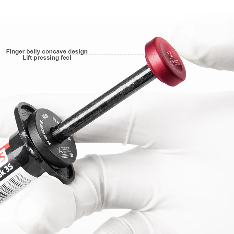 Imagem -03 - Qianli Mega-ideia Aluminum Alloy Seringa Push Rod Booster Colar Fluxo Soldagem Solda Empurrador de Óleo Universal Propulsão Ferramenta