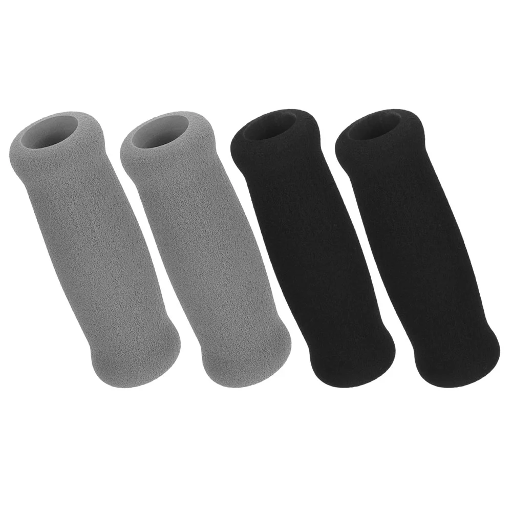 4 Pcs Crutches Walking Aid Handle Cover Elderly Stick Walker Cushion Grips Handles 1150X350X350CM Sponge Scooter Thicken