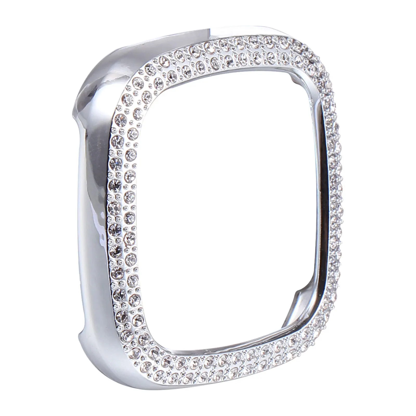 

Watch Case Replacement Electroplated Cover for Versa3 Sense Smart Design Access All Controls Sensors Features Attractive