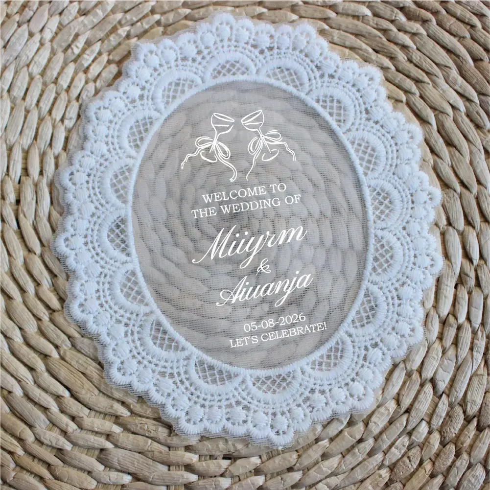 Tarjetas de Invitación, Invitaciones de Encaje, Boda, Encaje, Tela, Encaje para Menús, Ceremonia de Mayoría de Edad, Compromiso, Cumpleaños, Tarjetas de Mesa Personalizadas, Encaje para Menús, Tarjetas con Nombre, Tarjetas de Asiento, Tarjetas de Agradecimiento para Menús, Tarjetas con Número de Mesa