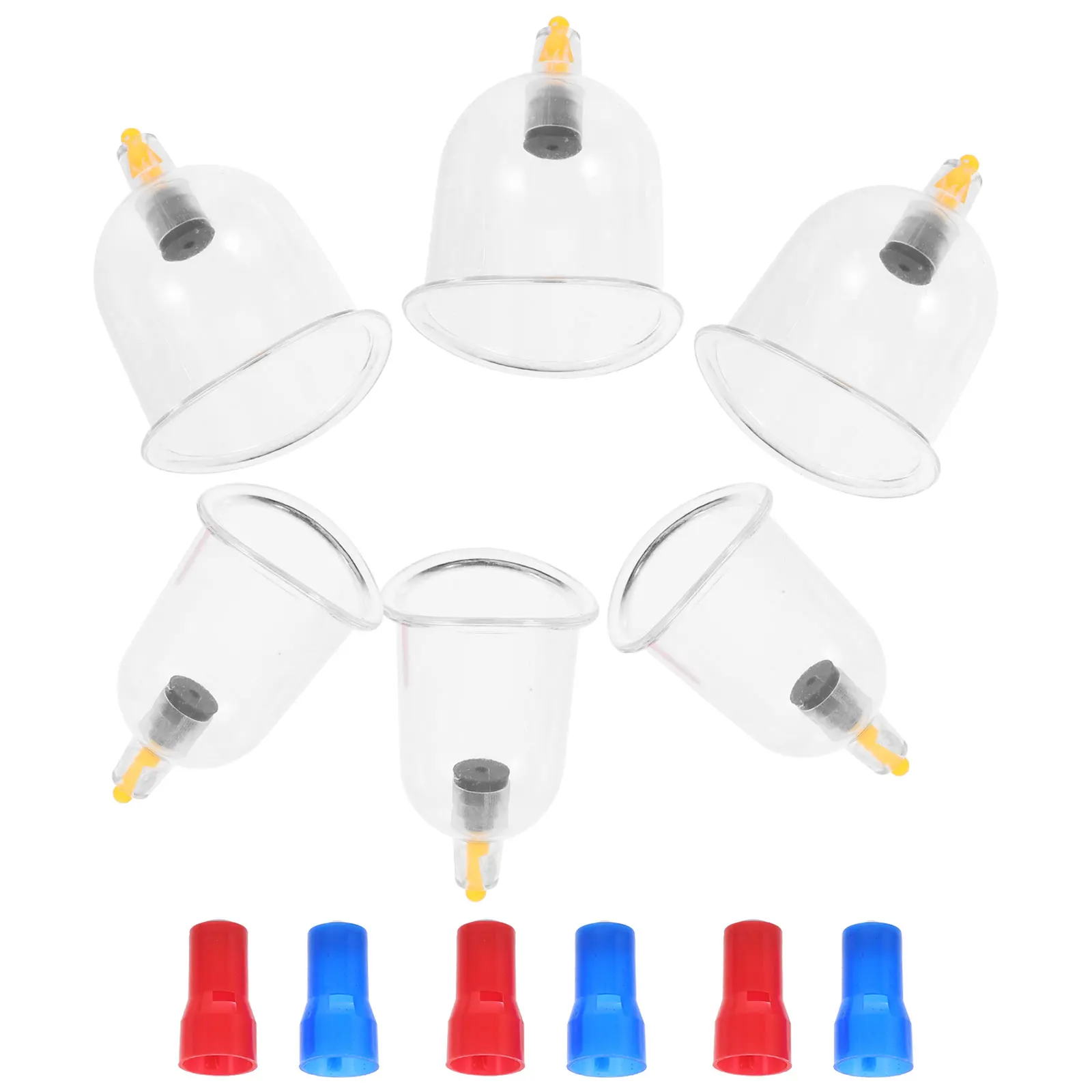 

1 set Suction Massage Cups Cupping Set Body Therapy Back Cupping Cup For Massage Shoulder Joint Portable Kit
