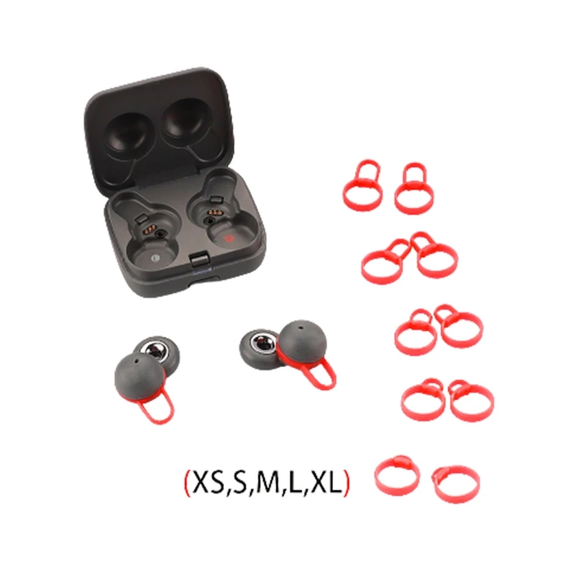 Compatível com sony link buds WF-L900 earhooks eartips botões capa acessórios hearphone redução de ruído anti-deslizamento