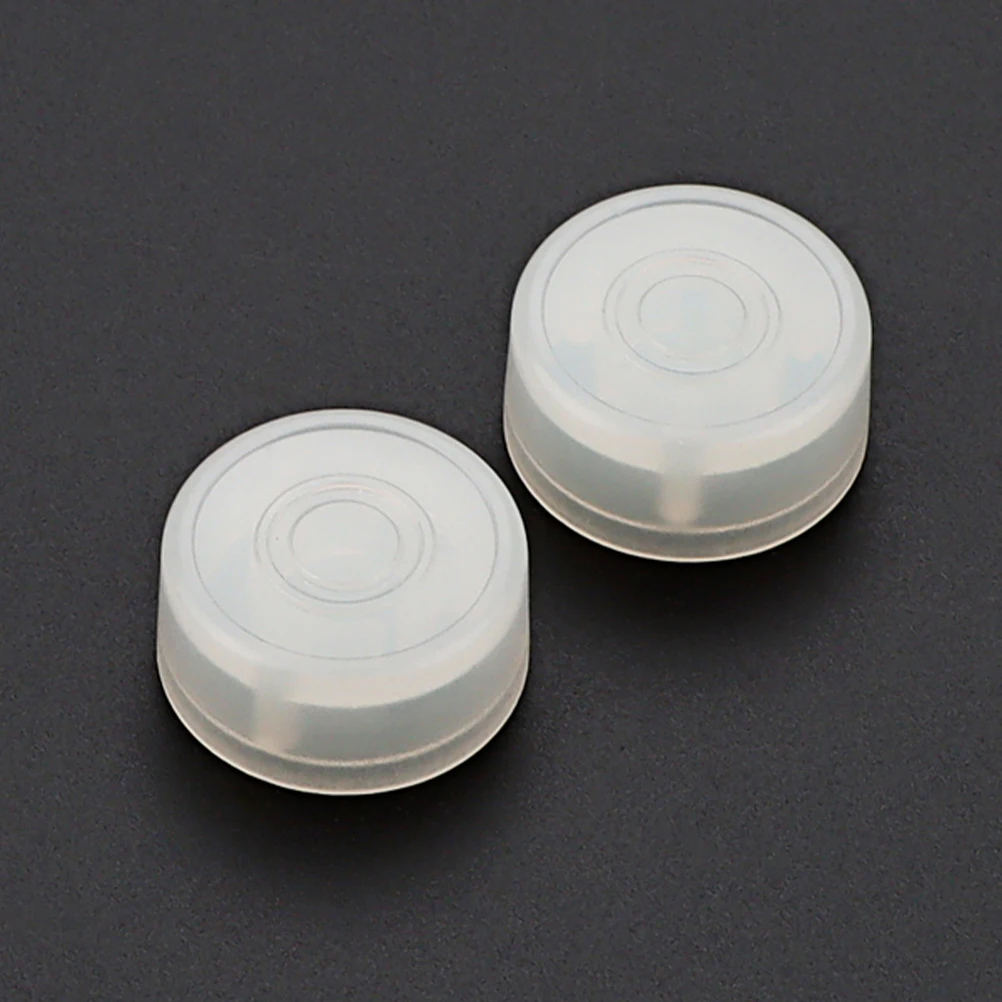 

2 Pcs Effect Button Footswitch Guitar Toppers Pedal Plastic Effects Protection Cap