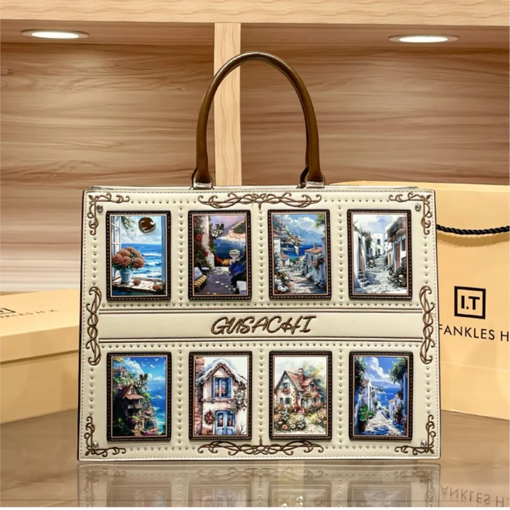 

Женская сумка 2024, осенне-зимний новый дизайн, дизайнерская элитная сумка, сумка через плечо, большая вместимость через плечо