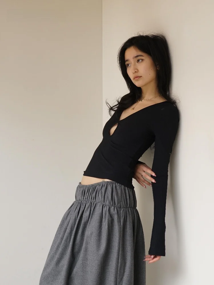 

Топ DANZNYC осенне-зимний, длинный, с ажурной вязкой, облегающий, высокоэластичный, приятный к телу, с технологией инфракрасного излучения...