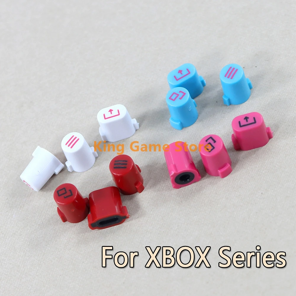 4Sets For Xbox Series X/S XSX XSS Wireless Handle Menu Selection shared Button Replacement 3 in 1 menu button